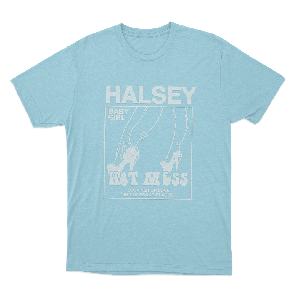 Halsey Actress Baby Girl Unisex T Shirt Sky Blue Halsey Actress Baby Girl Unisex T Shirt Sky Blue