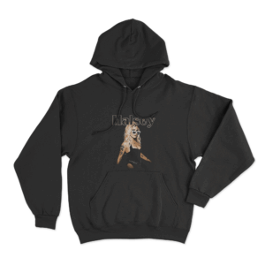 Halsey Portrait Unisex Hoodie Black 1
