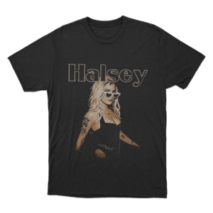 Halsey Portrait Unisex T Shirt Black