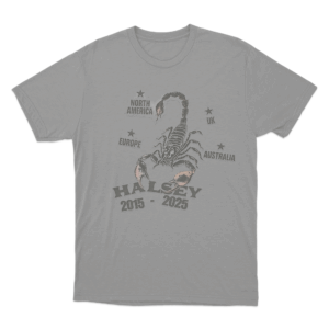 Halsey Scorpion 2015–2025 Unisex T Shirt Grey