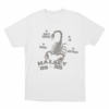Halsey Scorpion 2015–2025 Unisex T Shirt White
