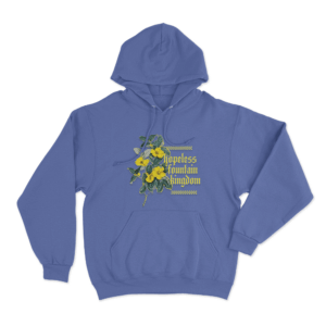 Hopeless Fountain Kingdom Flower Unisex Hoodie Blue