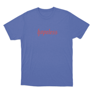 Hopeless Unisex T Shirt Blue