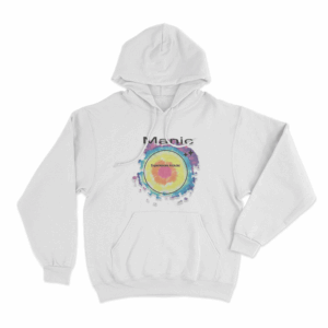 Manic Unisex Hoodie White