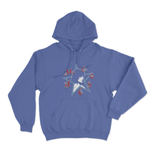 Up In Smoke Unisex Hoodie Blue